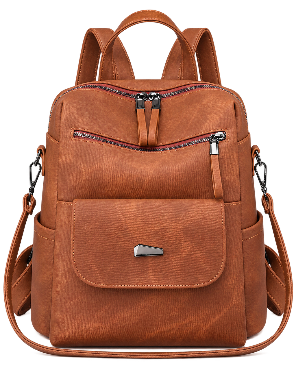 Women’s PU Leather Backpack – Stylish Casual Everyday Backpack
