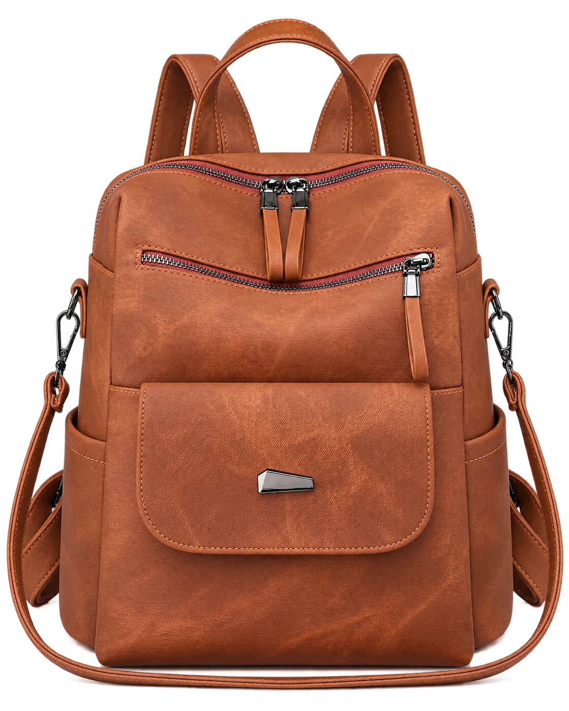 Women’s PU Leather Backpack – Stylish Casual Everyday Backpack