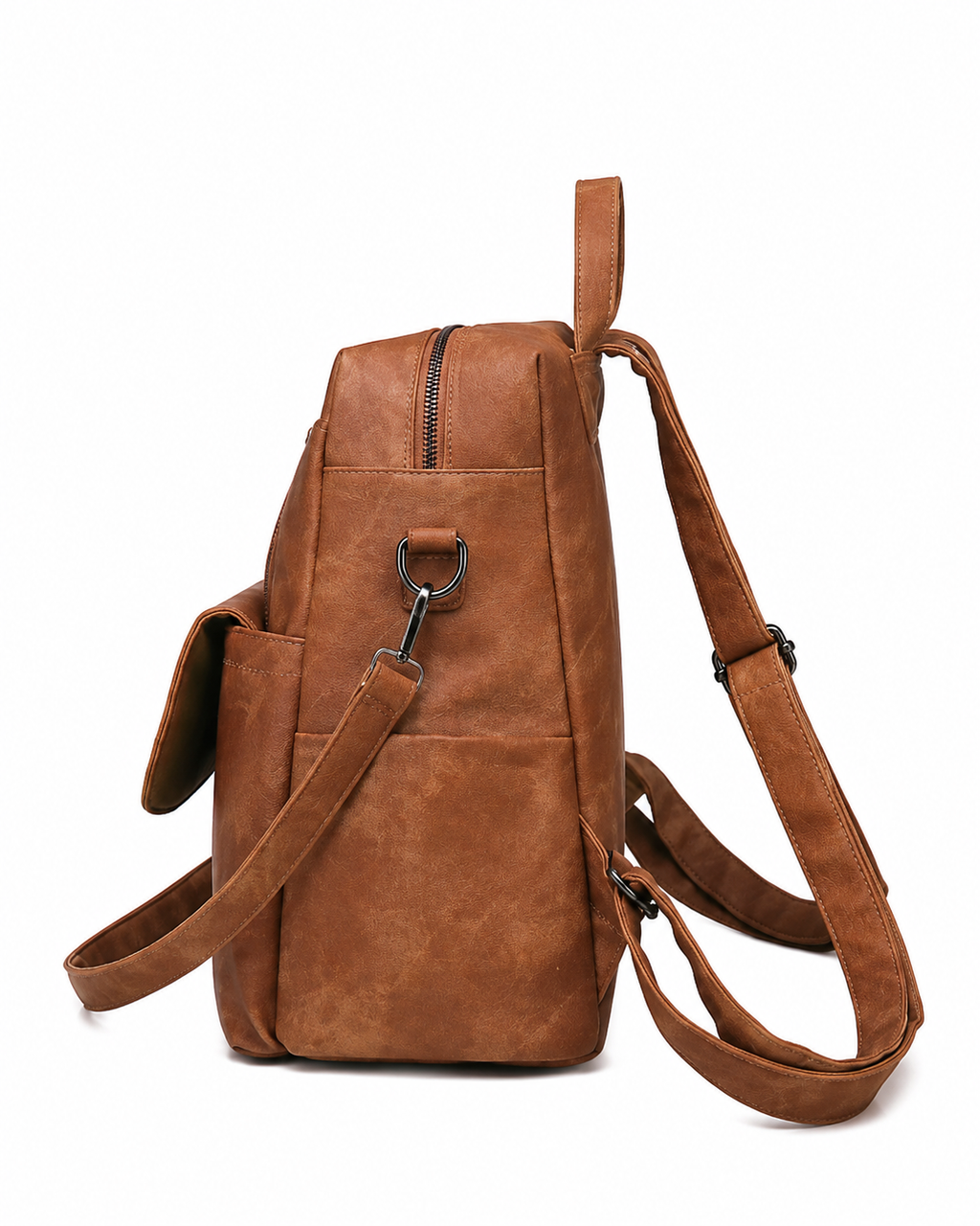 Women’s PU Leather Backpack – Stylish Casual Everyday Backpack