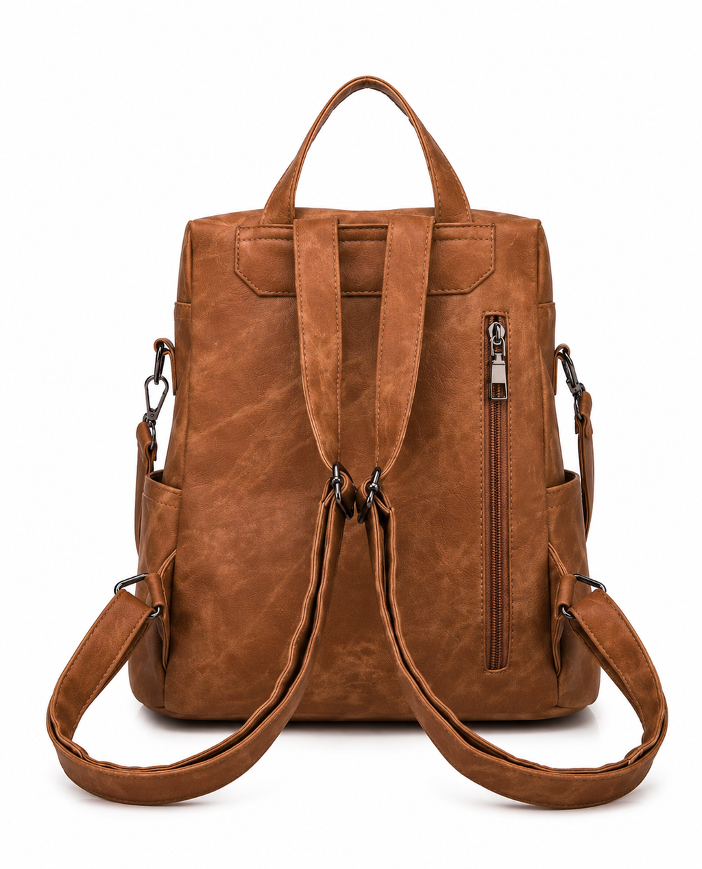 Women’s PU Leather Backpack – Stylish Casual Everyday Backpack