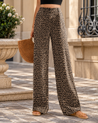 Women's High Waisted Wide Leg Palazzo Pants with Pockets